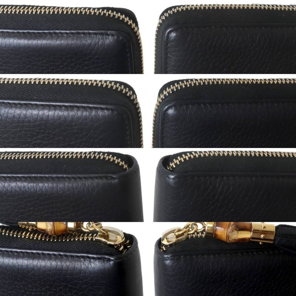 Gucci Black Long Wallet (Bi-Fold) (Pre-Owned)