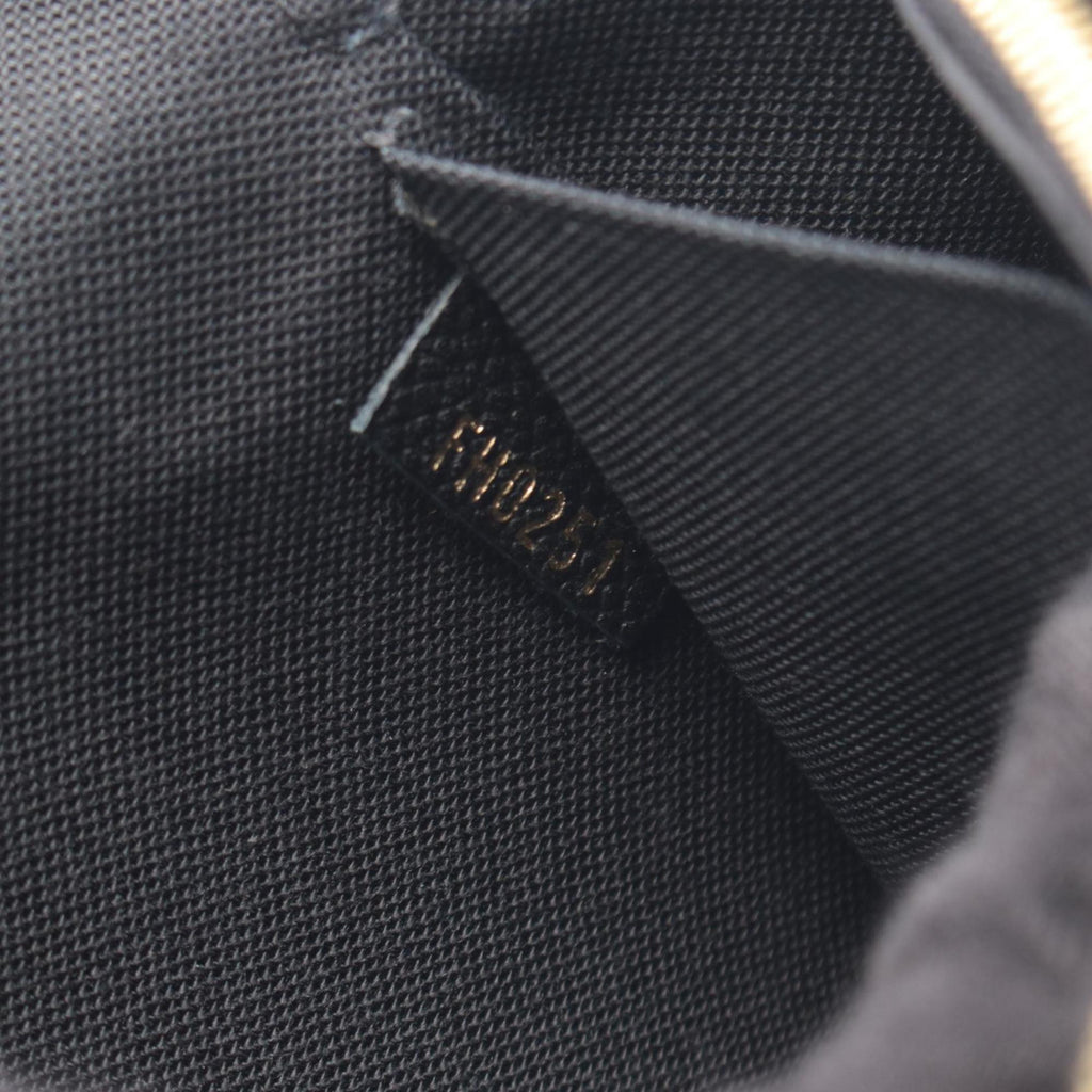 Louis Vuitton Black Noir Monogram Empreinte Handbag Pochette Pouch Shoulder Bag