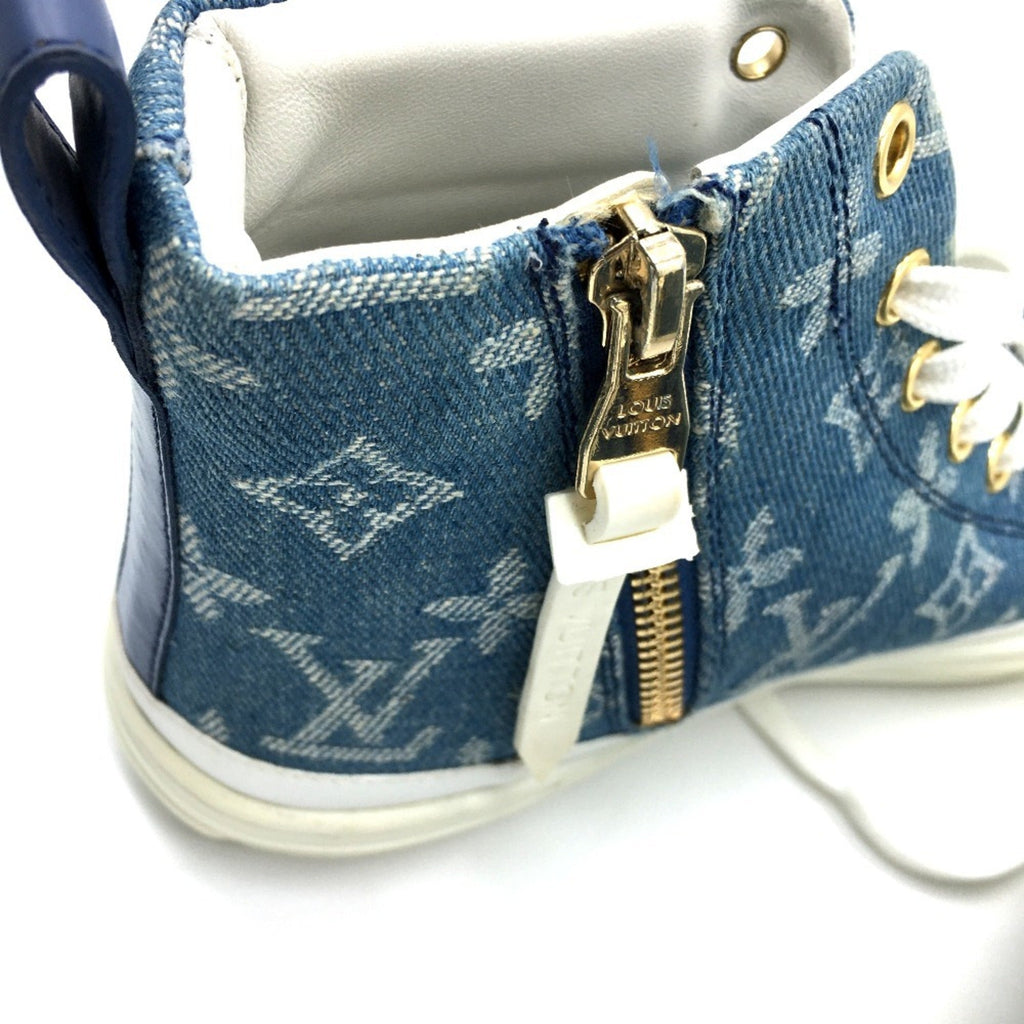Louis Vuitton Blue White Sneakers