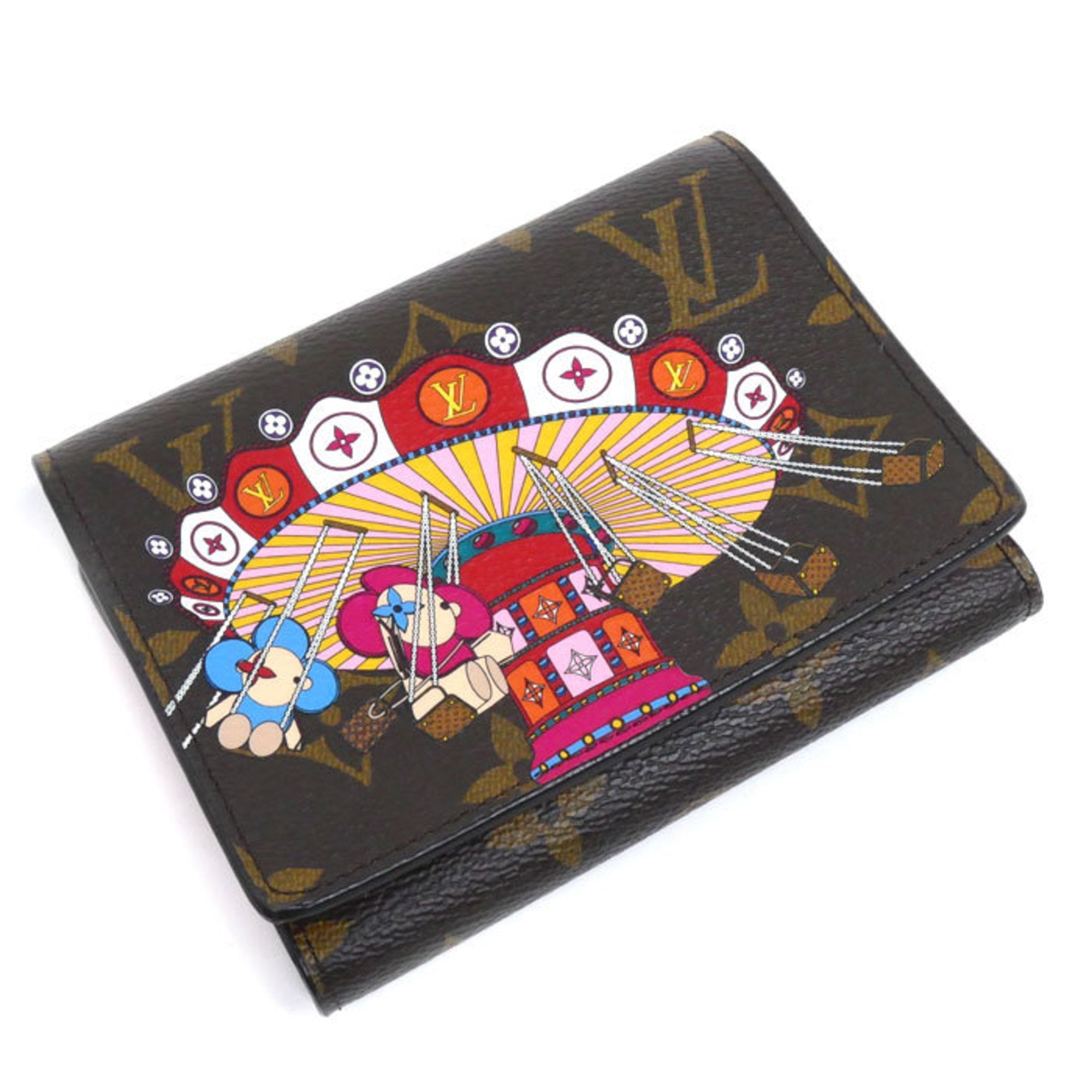 Louis Vuitton Monogram Brown Monogram Multi-Color Monogram Wallet (Tri-Fold)