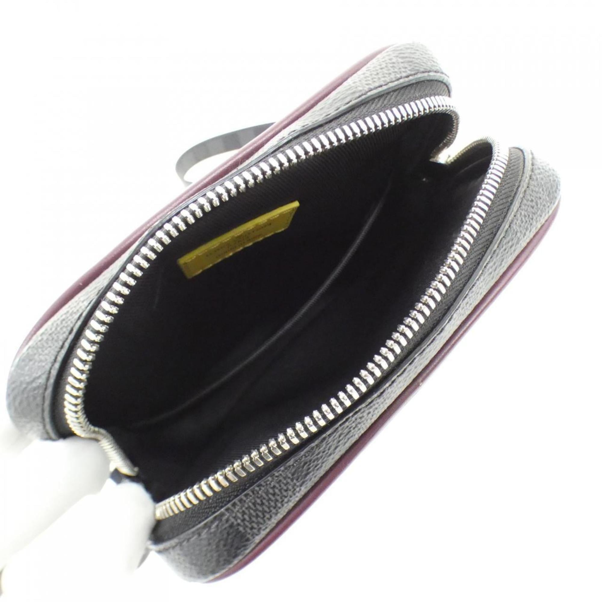 Louis Vuitton Graphite Coated Canvas Leather Shoulder Bag