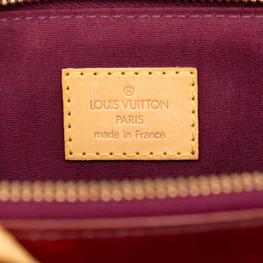 Louis Vuitton Purple Violet Patent Leather Handbag
