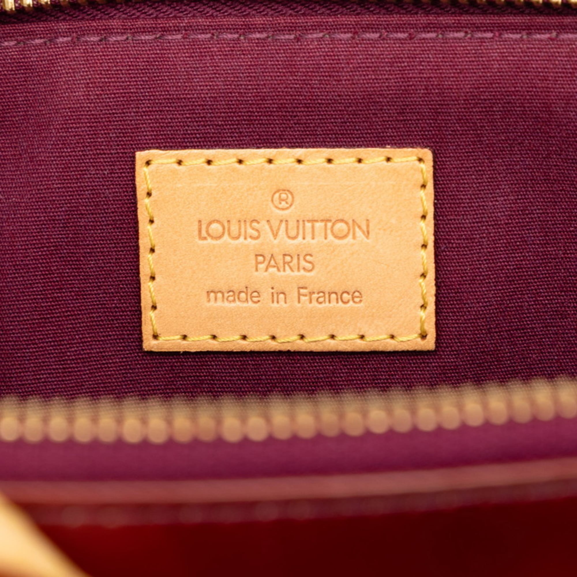 Louis Vuitton Purple Violet Patent Leather Handbag