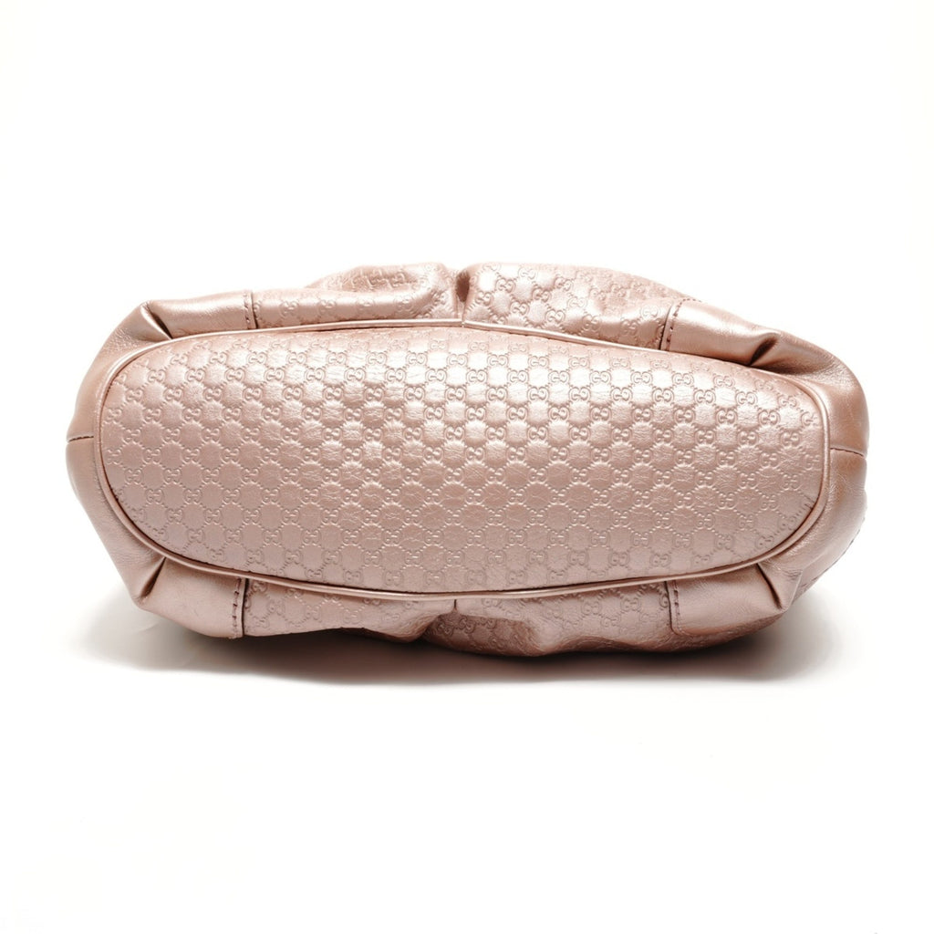 Gucci Sukey Pink Micro Gg Leather Shoulder Bag (Pre-Owned)