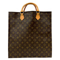 Louis Vuitton Brown Leather Pvc Handbag Tote Bag