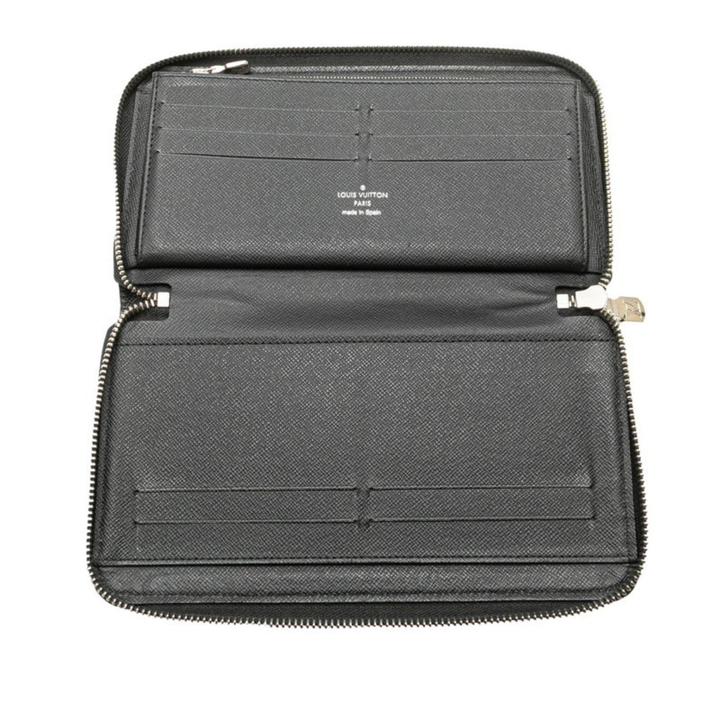 Louis Vuitton Taiga Black Noir Leather Coin Purse/Coin Case