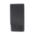 Louis Vuitton Black Leather Long Wallet
