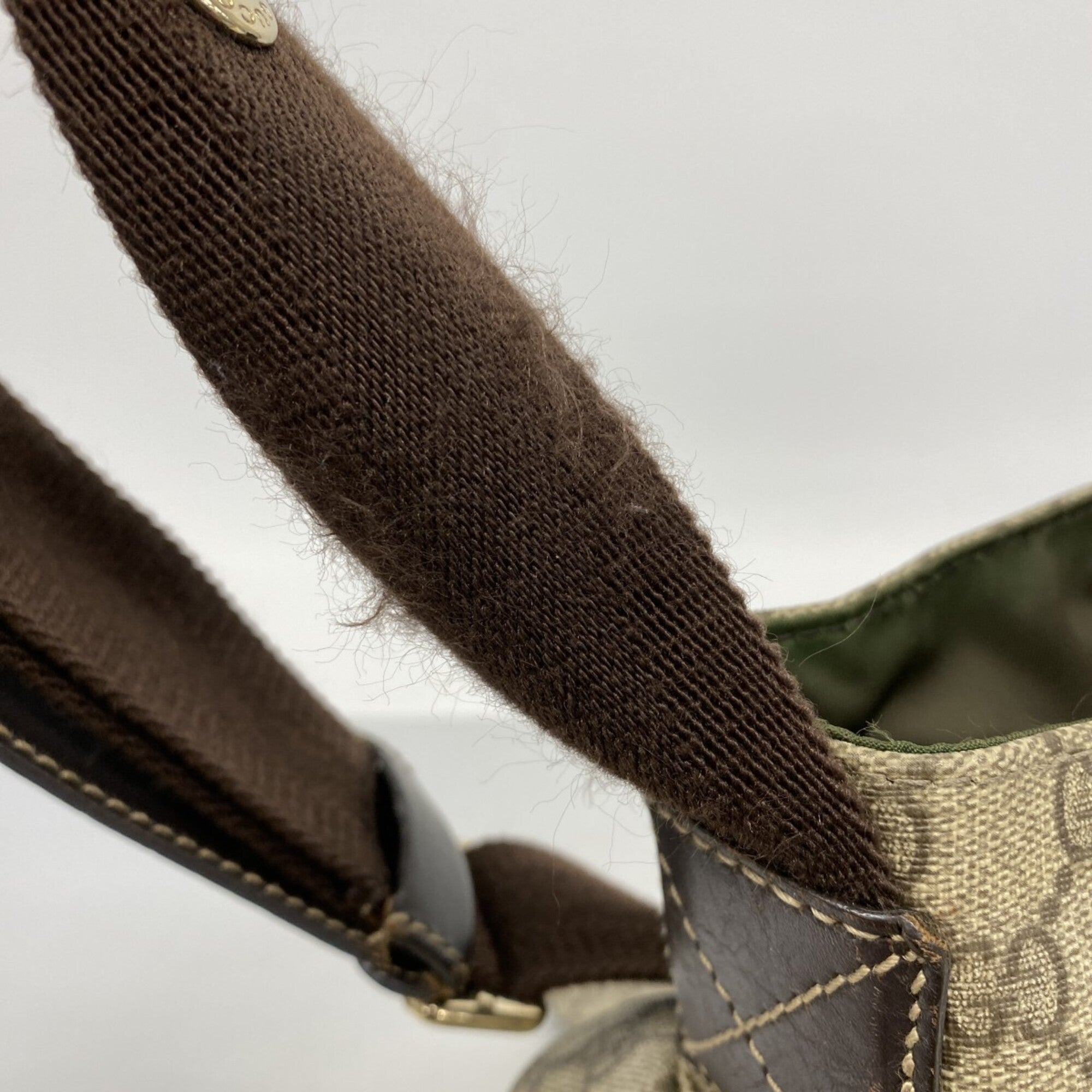 Gucci Brown Pvc Shoulder Bag (Pre-Owned)