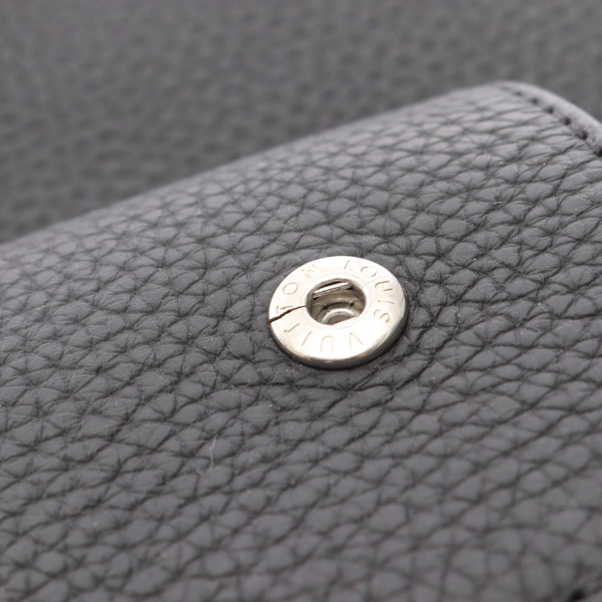 Louis Vuitton Black Leather Backpack