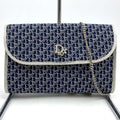 Christian Dior Navy Canvas Shoulder Bag (Pre-Owned)