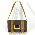 Louis Vuitton Brown Canvas Pochette Shoulder Bag