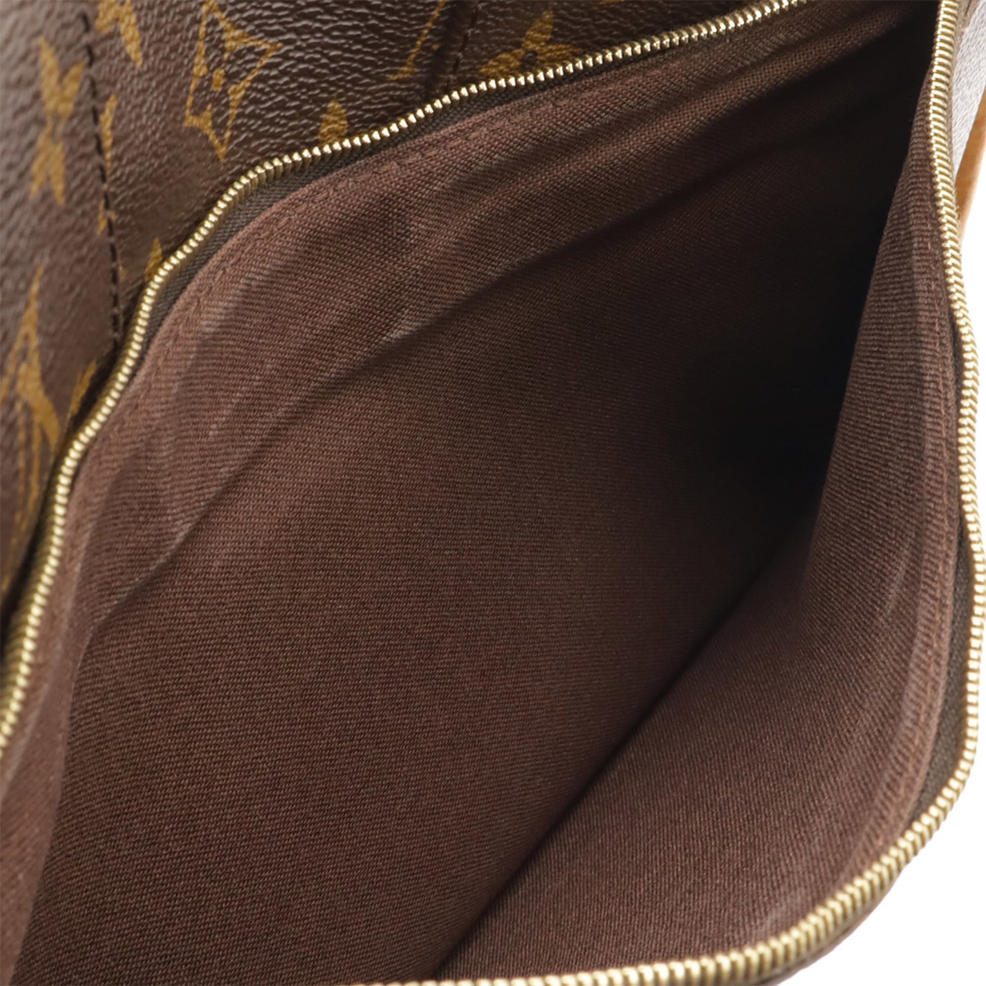Louis Vuitton Brown Monogram Canvas Shoulder Bag