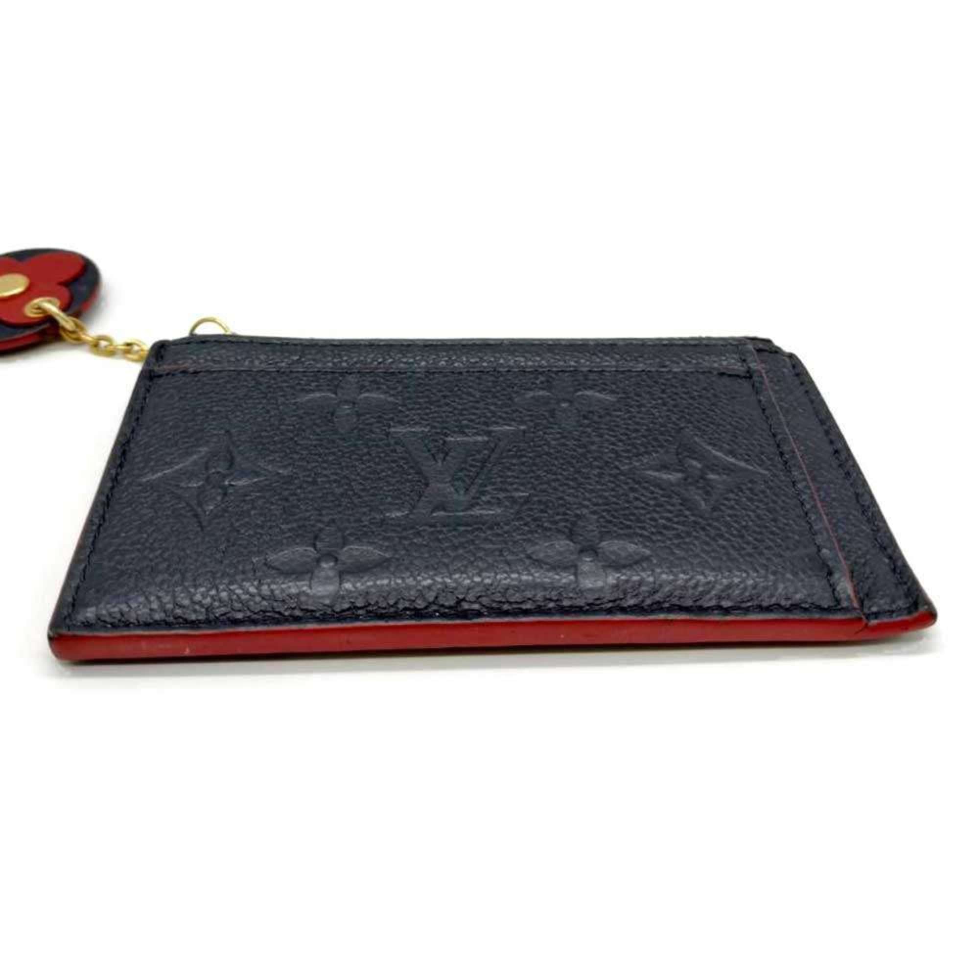 Louis Vuitton Monogram Empreinte Marine Rouge Navy Red Color Monogram Empreinte Coin Purse/Coin Case