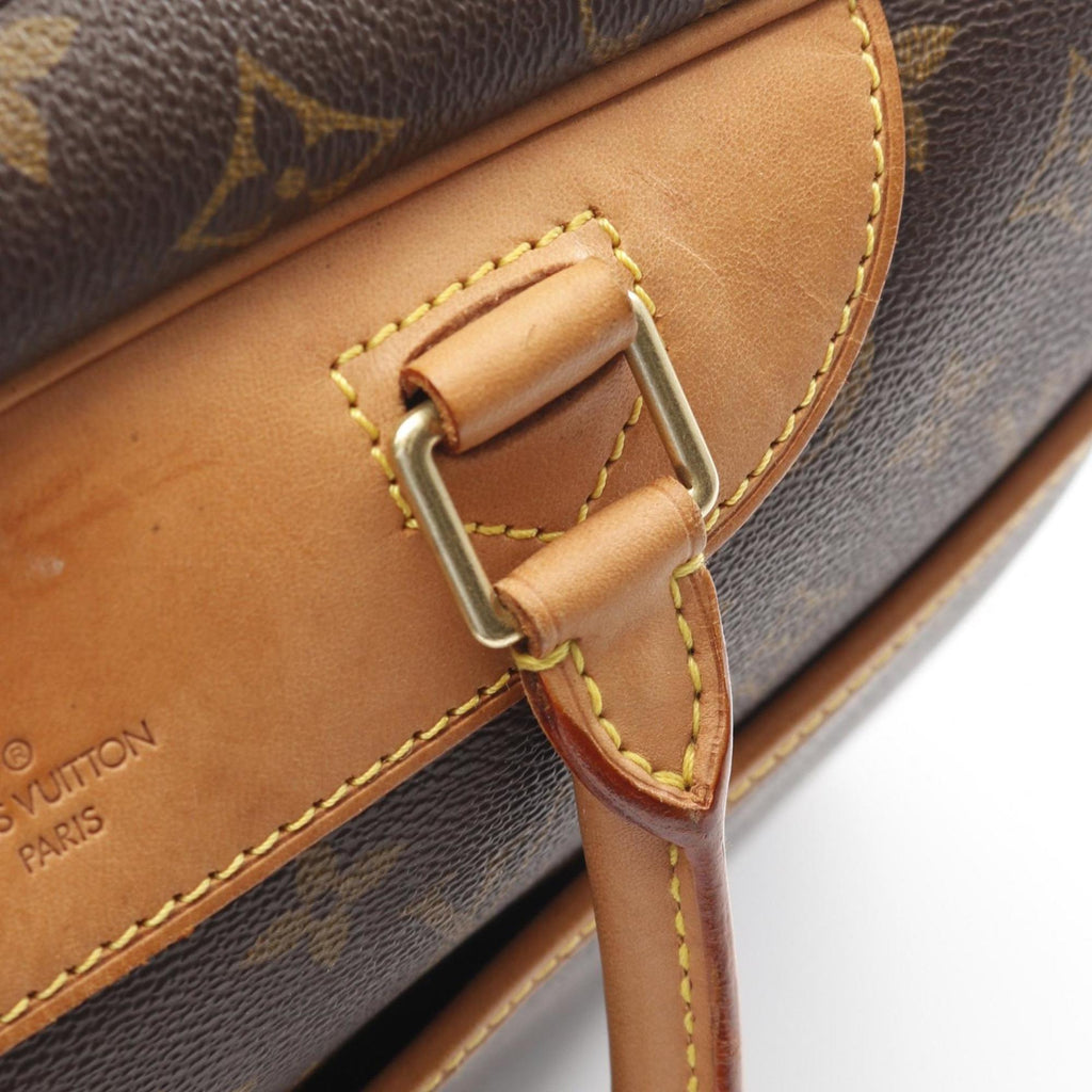 Louis Vuitton Brown Coated Canvas Handbag