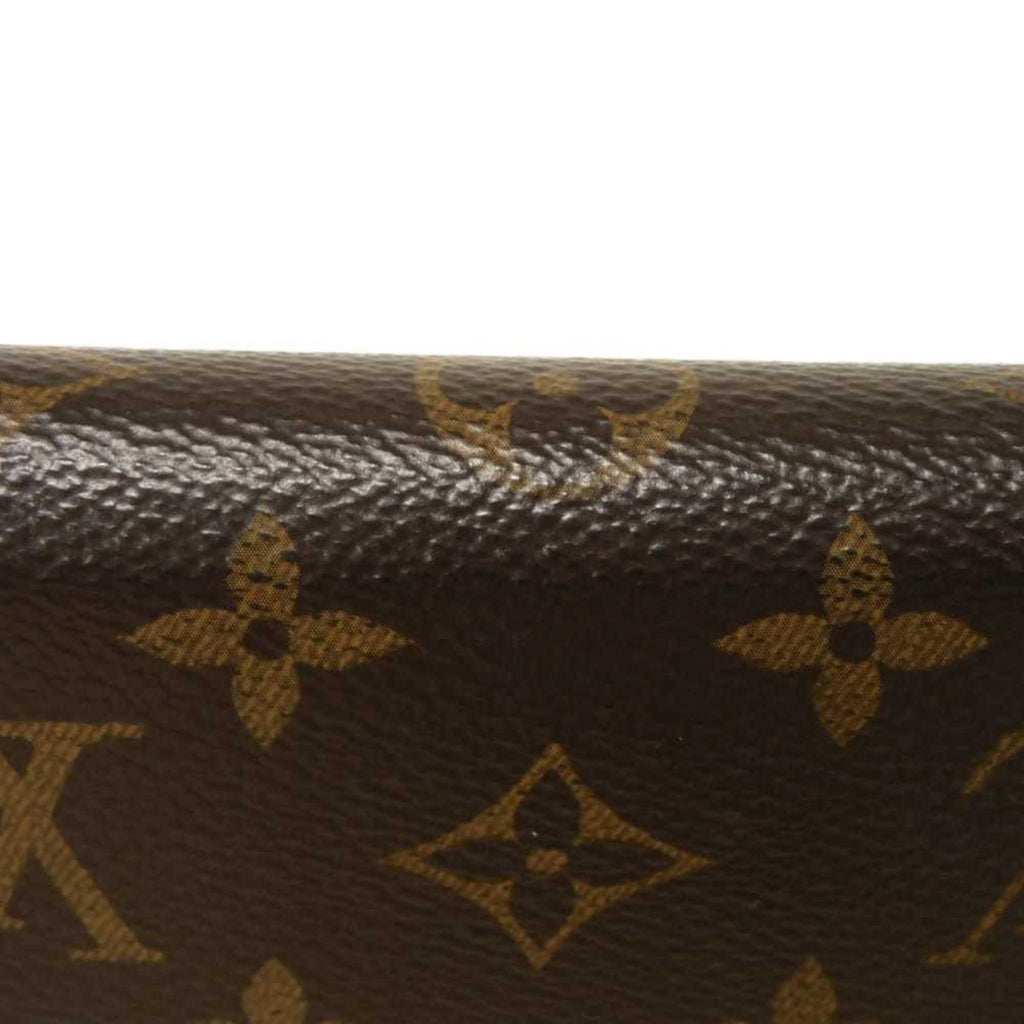 Louis Vuitton Brown Monogram Pink Rose Ballerine Monogram Canvas Leather Long Wallet