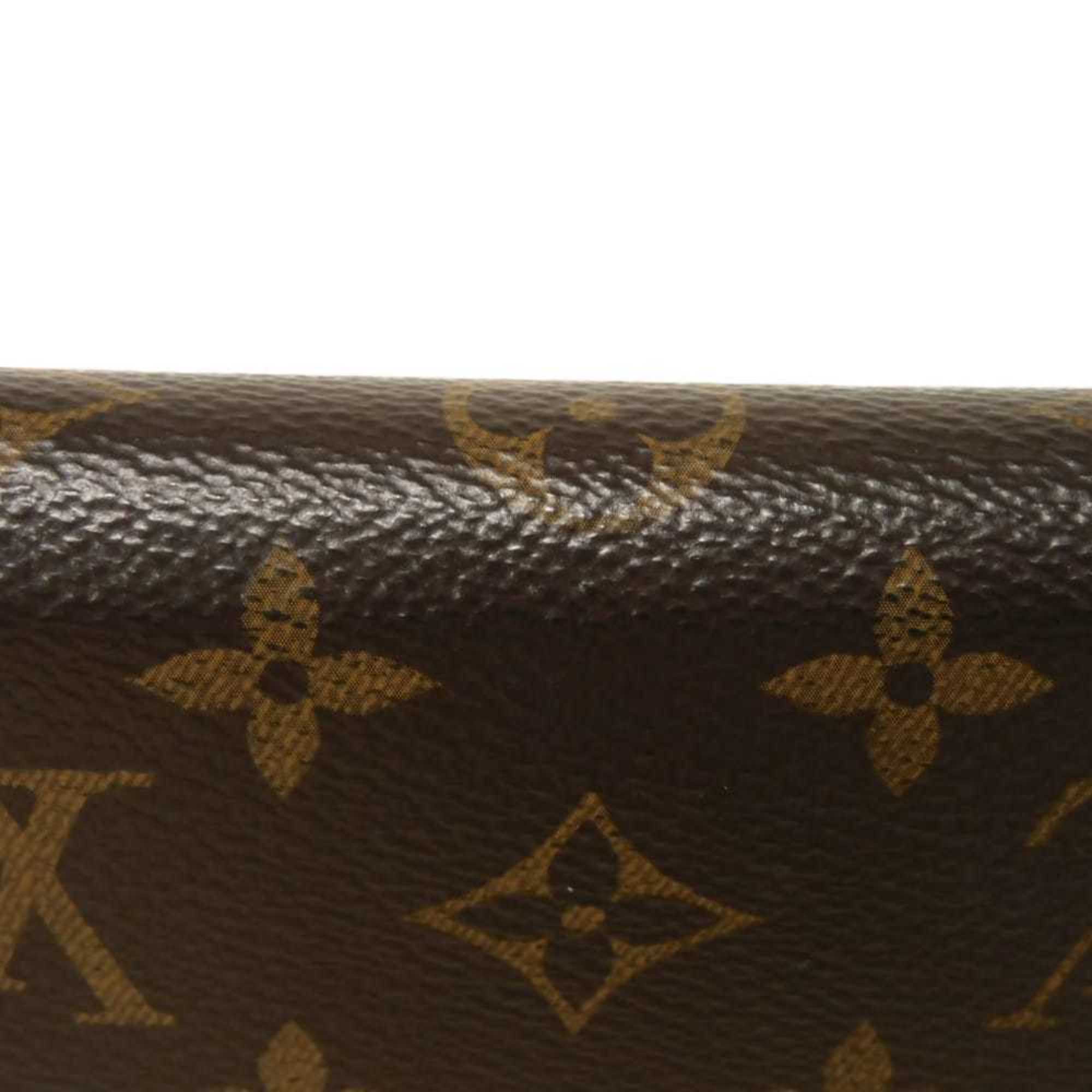 Louis Vuitton Brown Monogram Pink Rose Ballerine Monogram Canvas Leather Long Wallet