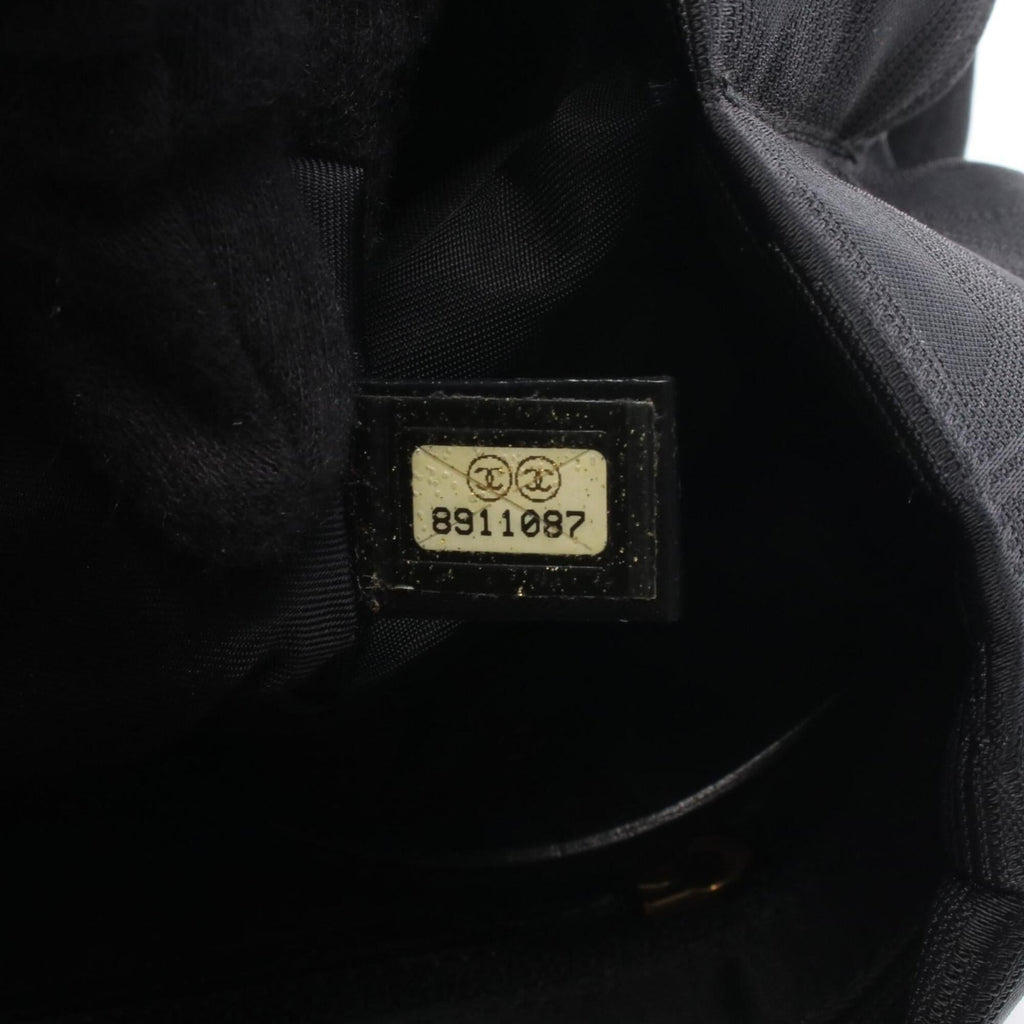 Chanel Black New Travel Line Leather Handbag Tote Bag
