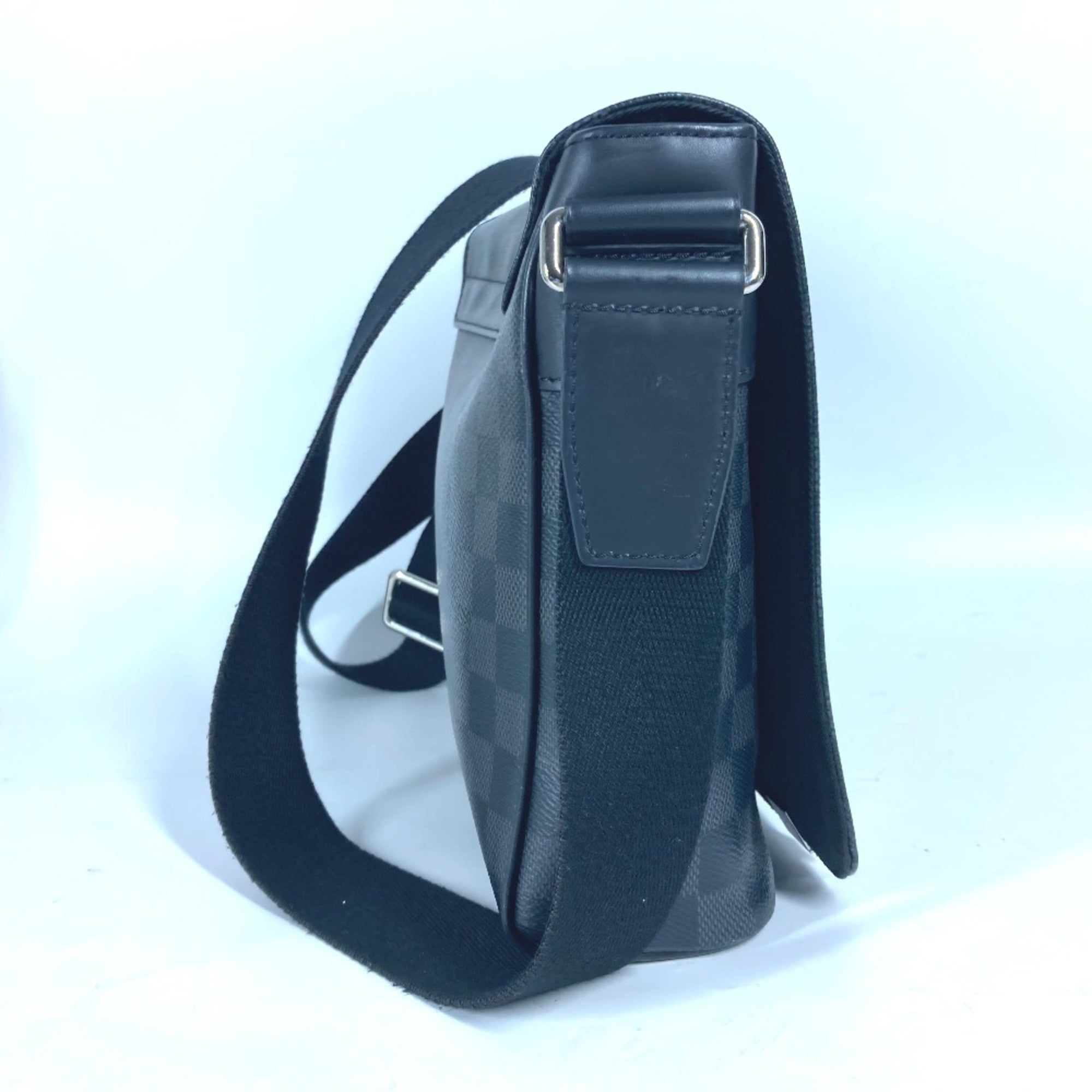 Louis Vuitton Black Damier Graphite Shoulder Bag