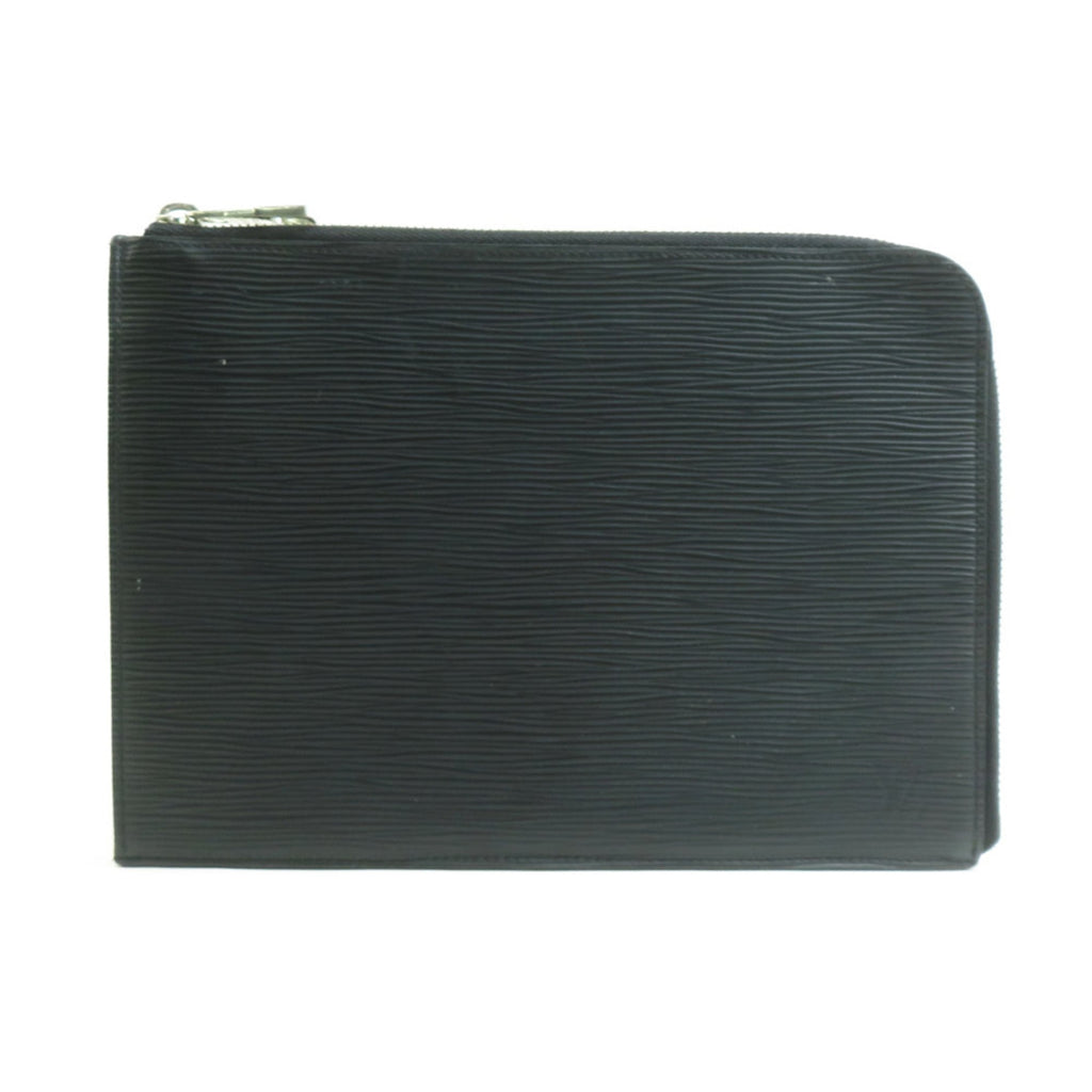 Louis Vuitton Black Epi Leather Clutch Bag