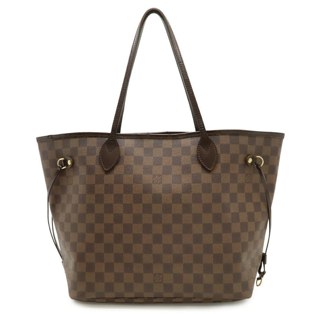 Louis Vuitton Brown Damier Canvas White Pvc Shoulder Bag Tote Bag