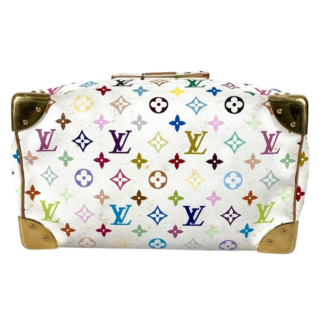 Louis Vuitton Monogram Multicolore Blanc White Monogram Multicolore Boston Bag Handbag