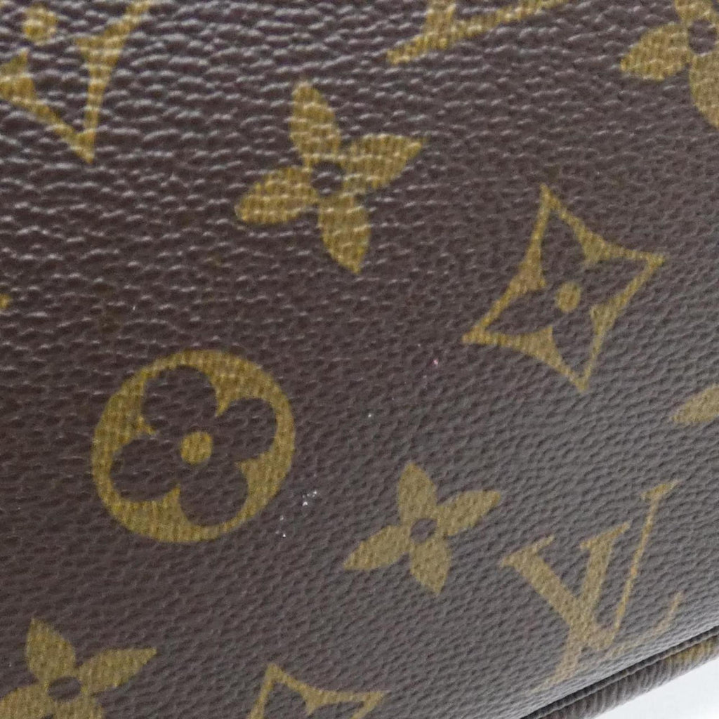 Louis Vuitton Brown Monogram Panda Coated Canvas Pochette Pouch