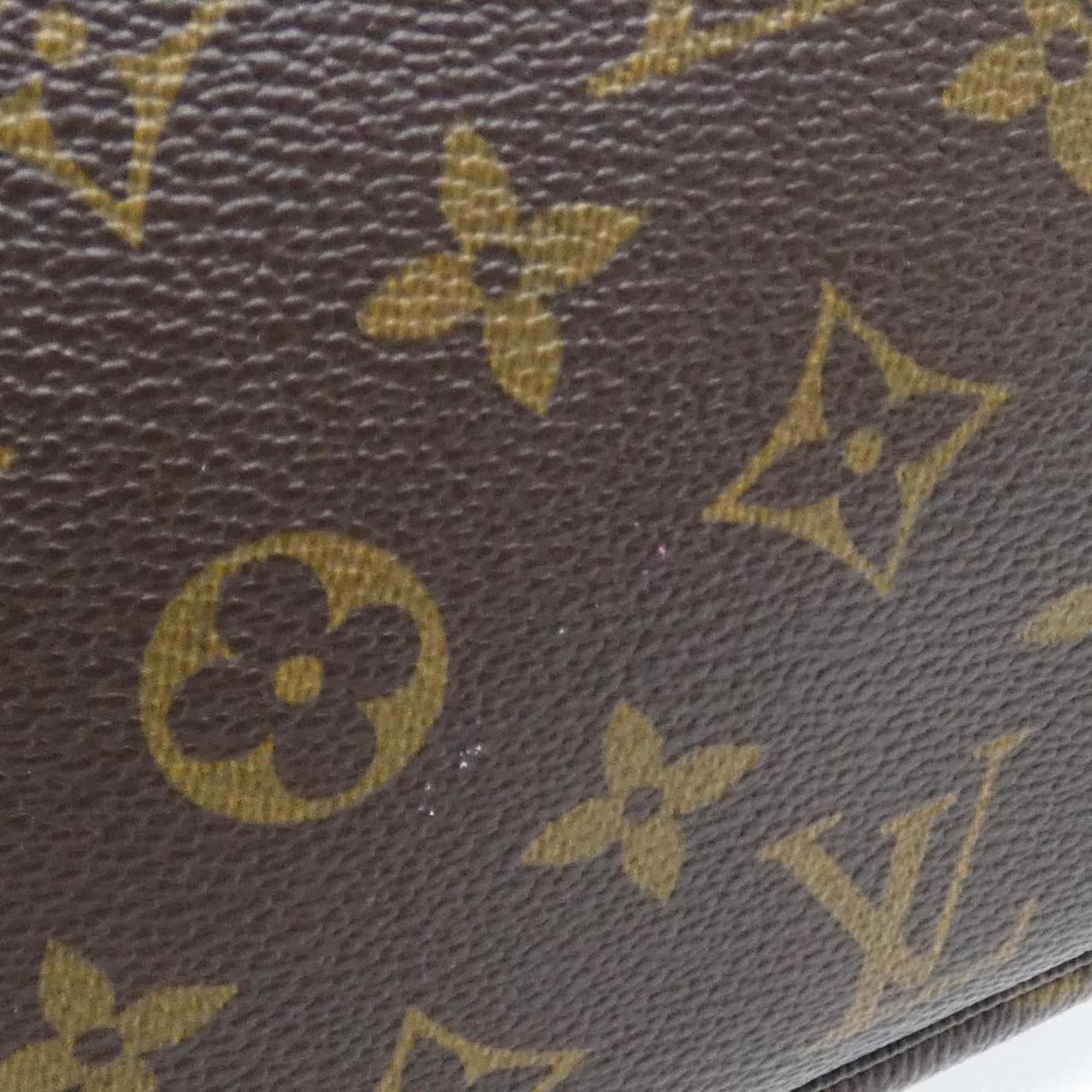 Louis Vuitton Brown Monogram Panda Coated Canvas Pochette Pouch