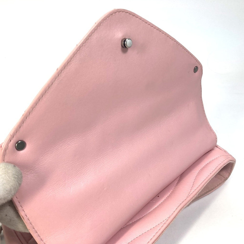 Louis Vuitton Pink Leather Handbag Shoulder Bag