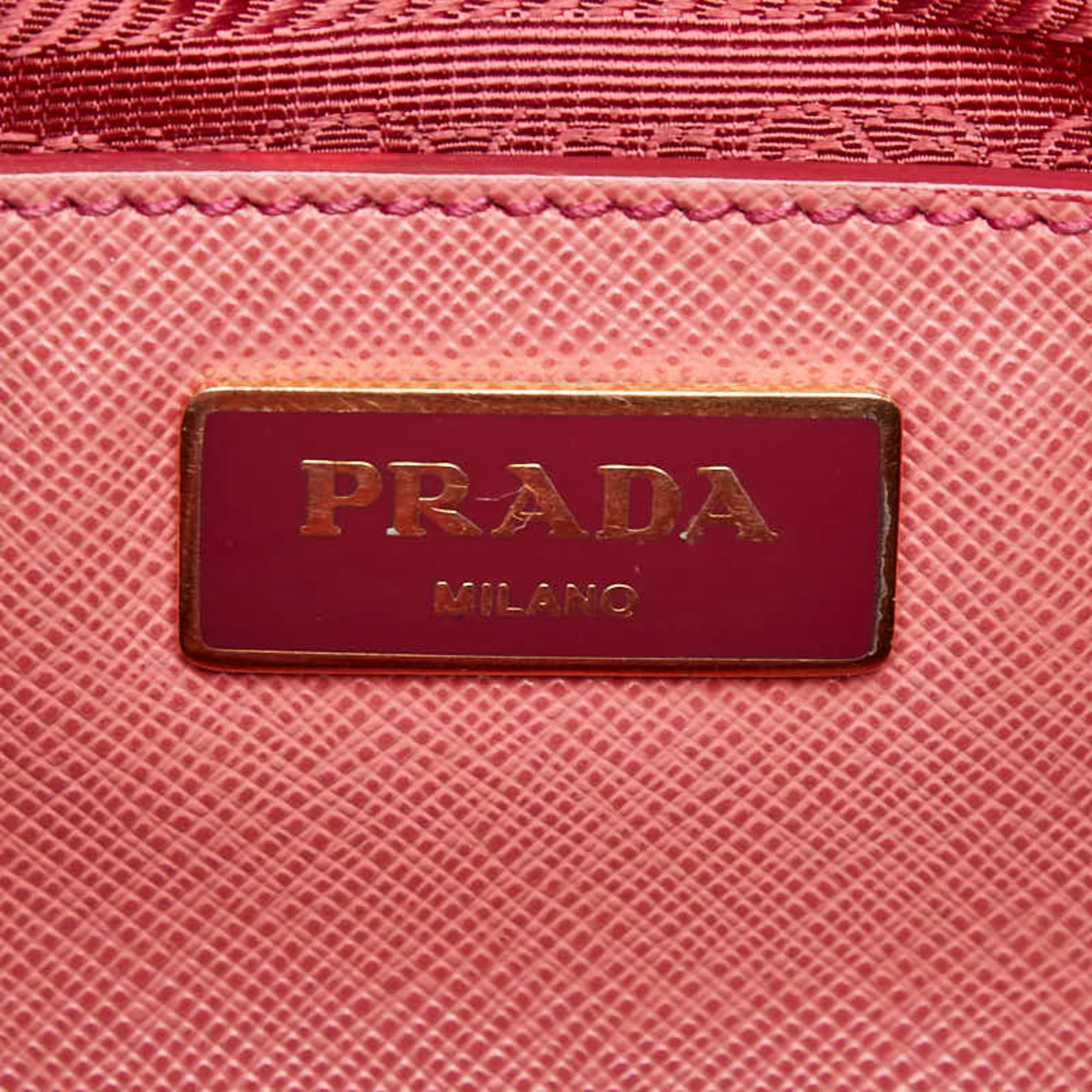 Prada Pink Leather Handbag