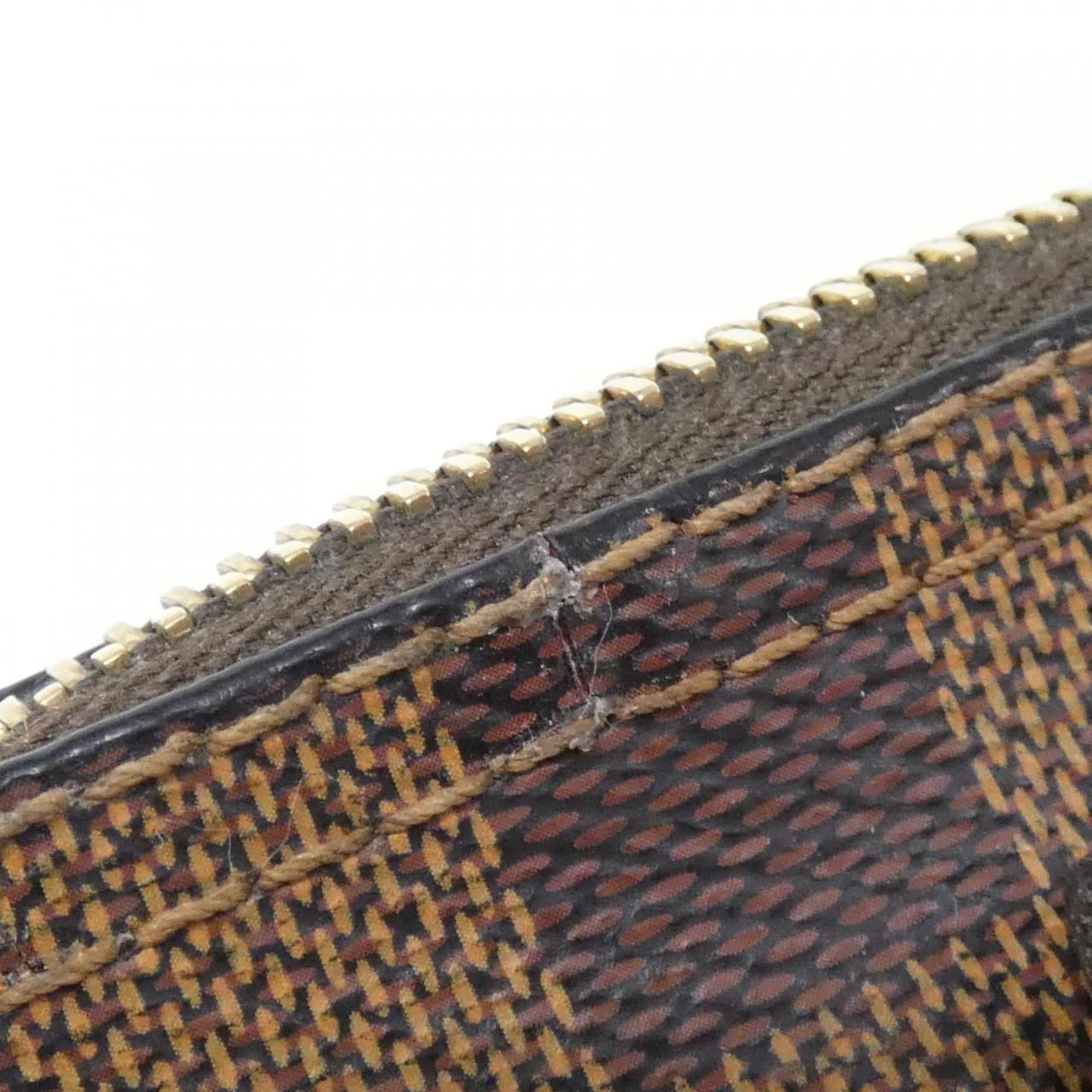 Louis Vuitton Damier Ebene Coated Canvas Boston Bag