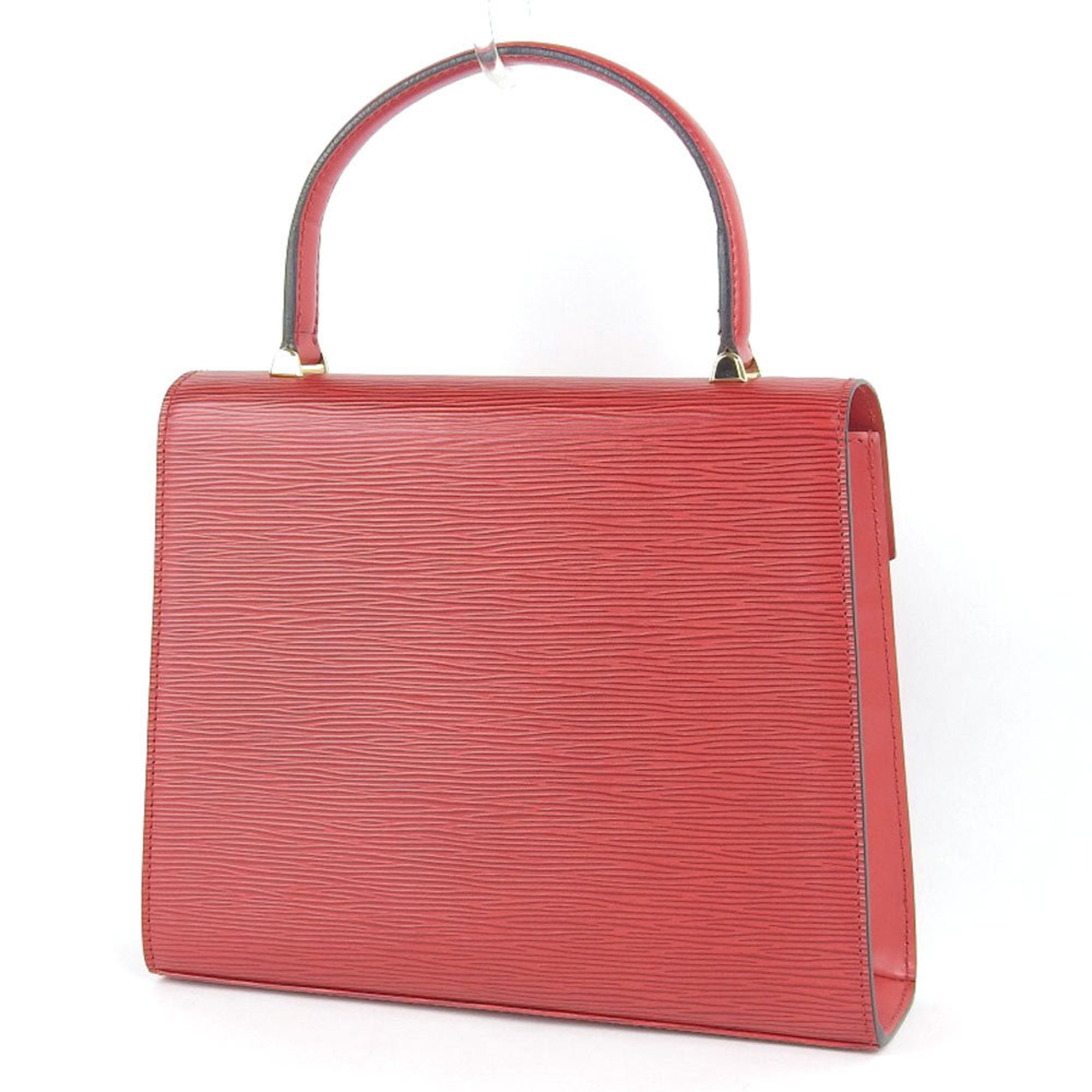 Louis Vuitton Epi Malesherbe Handbag Castilian Red M52377