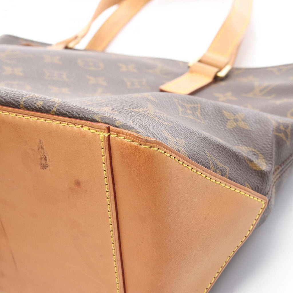 Louis Vuitton Brown Coated Canvas Leather Handbag Shoulder Bag