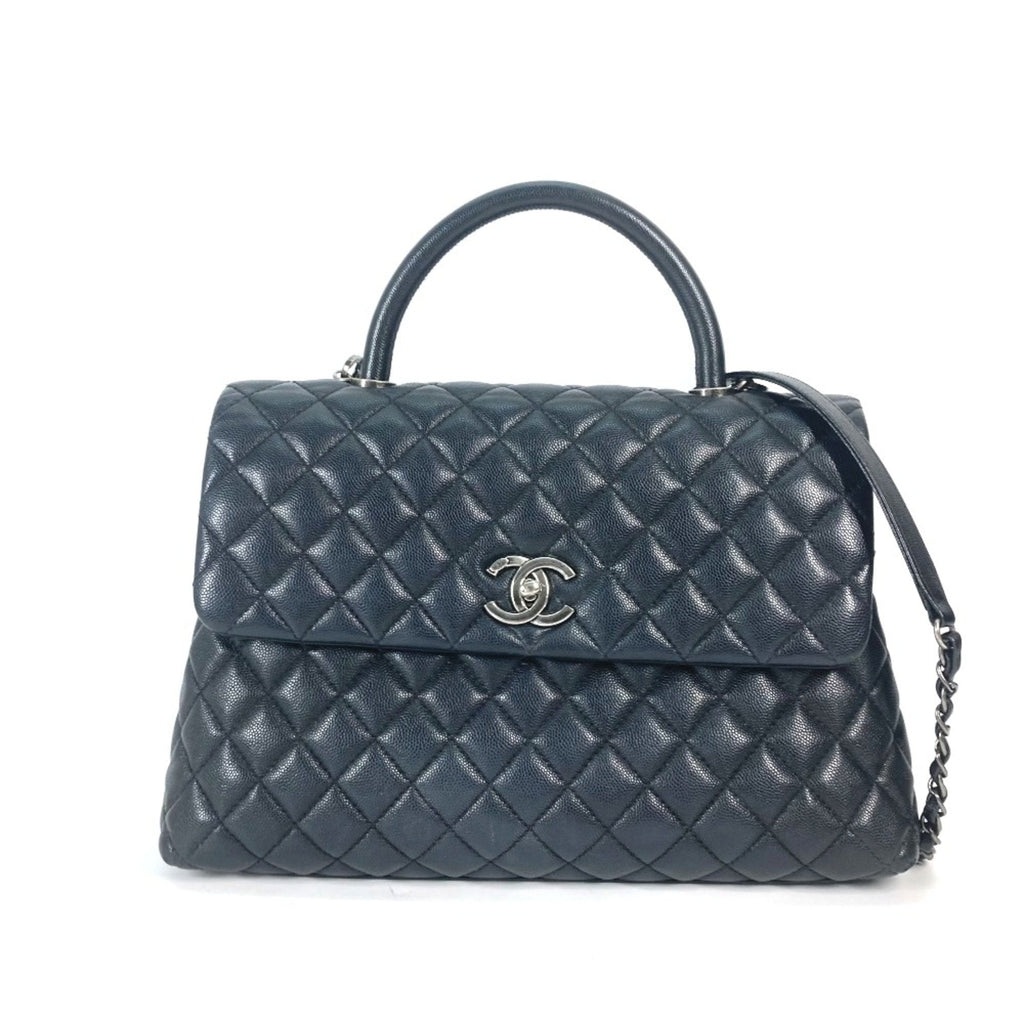 Chanel Black Leather Handbag