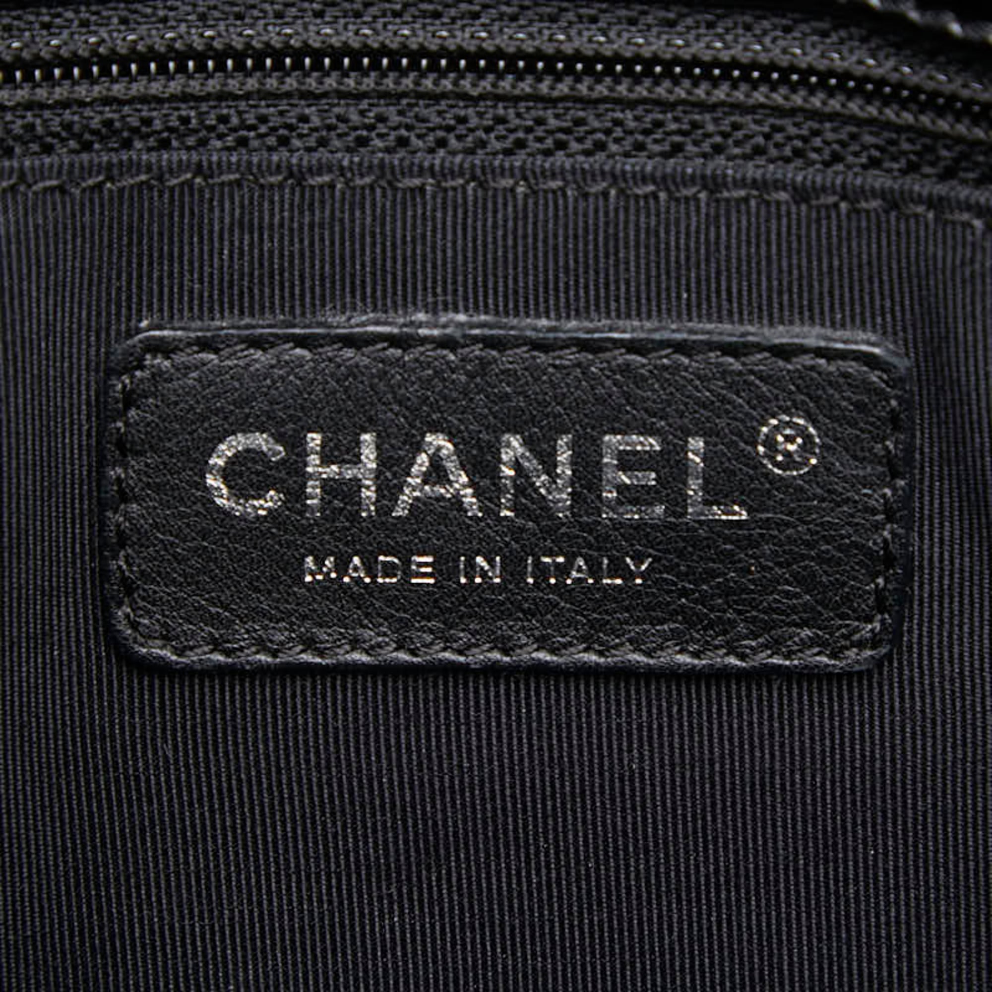 Chanel Black Patent Leather Shoulder Bag