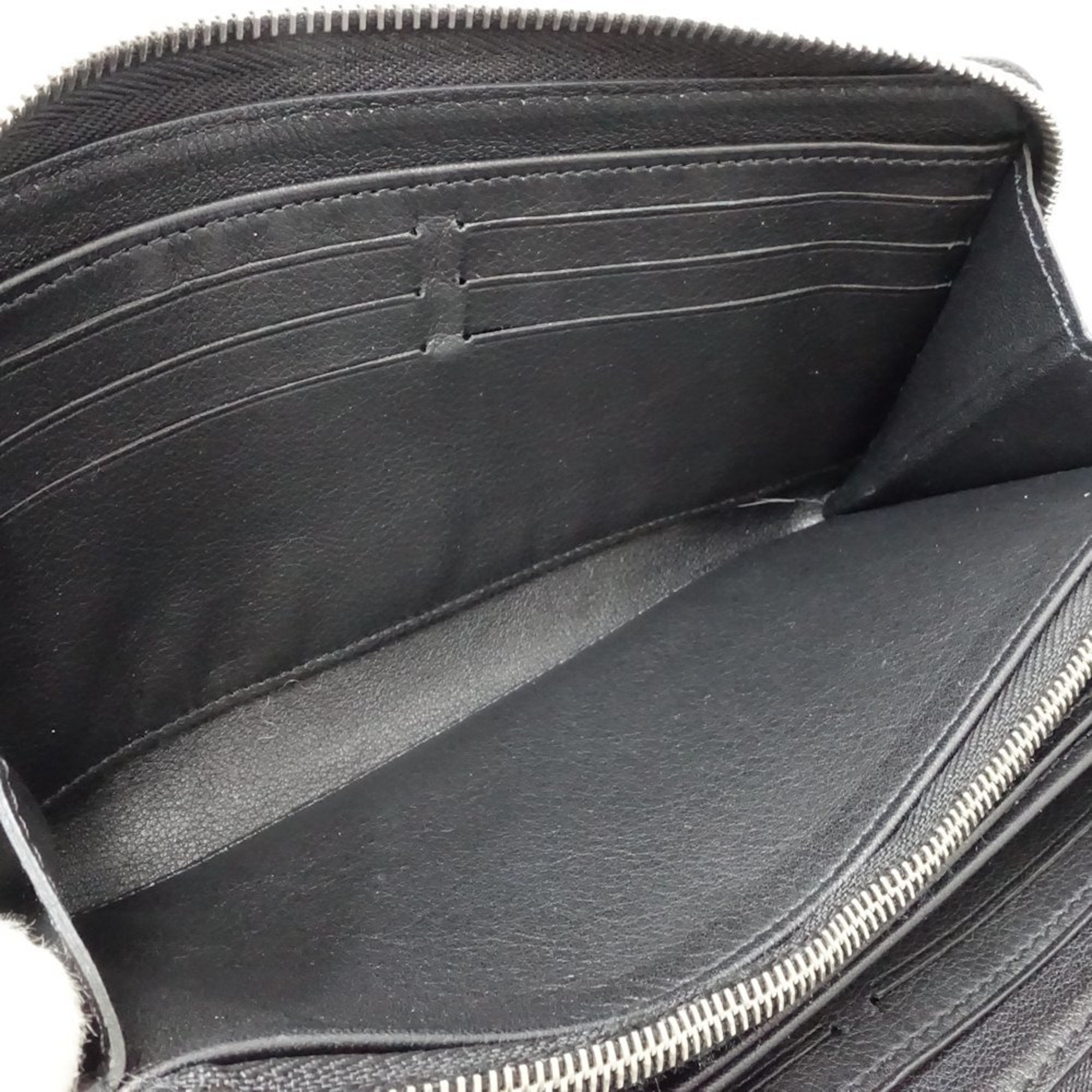Louis Vuitton Noir Leather Coin Purse/Coin Case