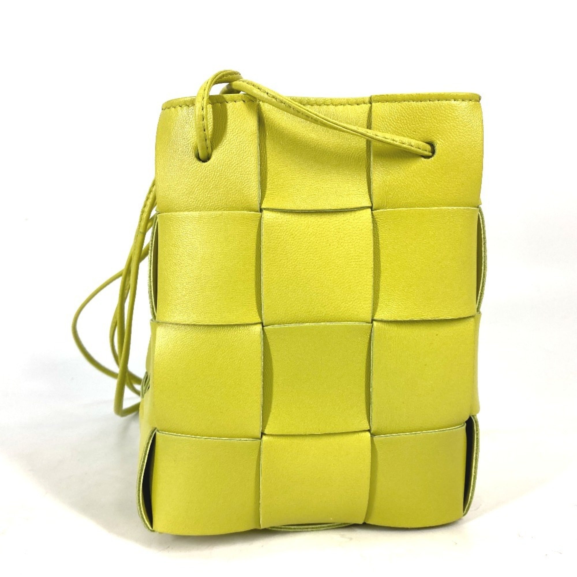Bottega Veneta Light Green Leather Pochette Shoulder Bag