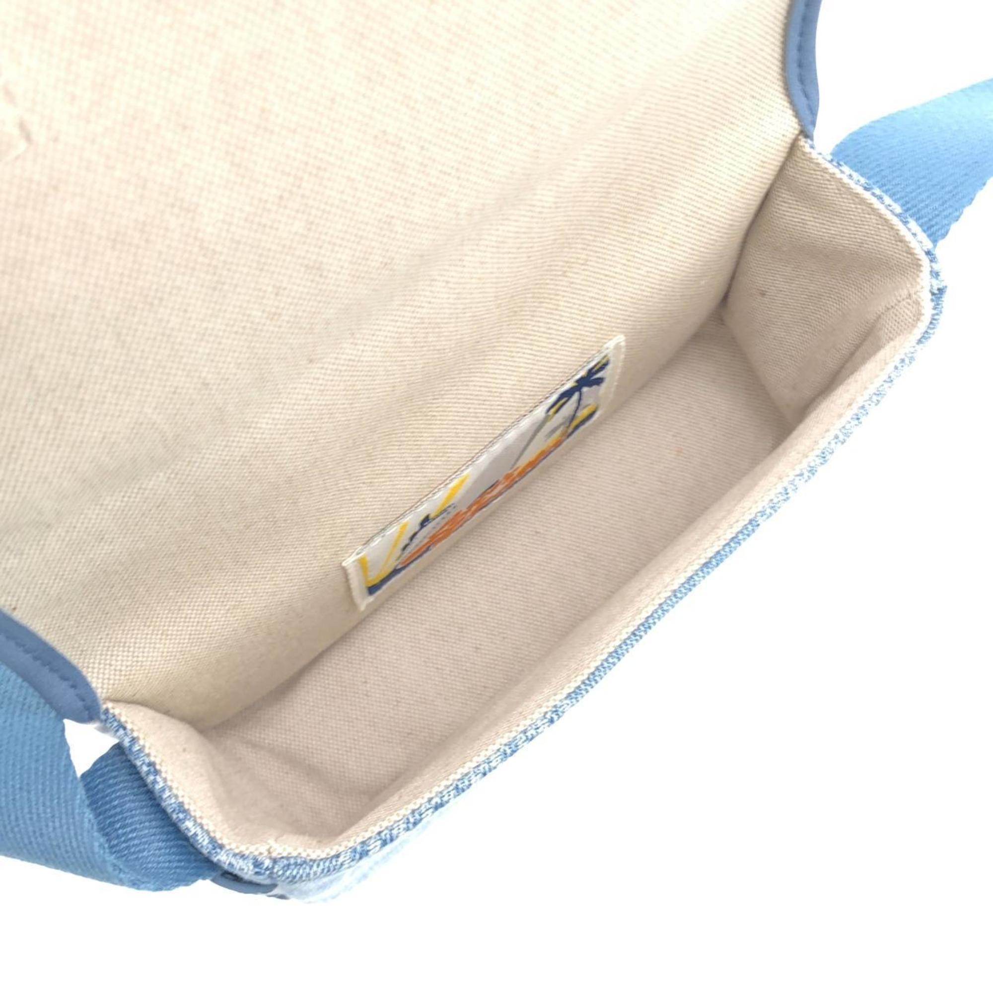 Louis Vuitton Blue Denim Canvas Shoulder Bag