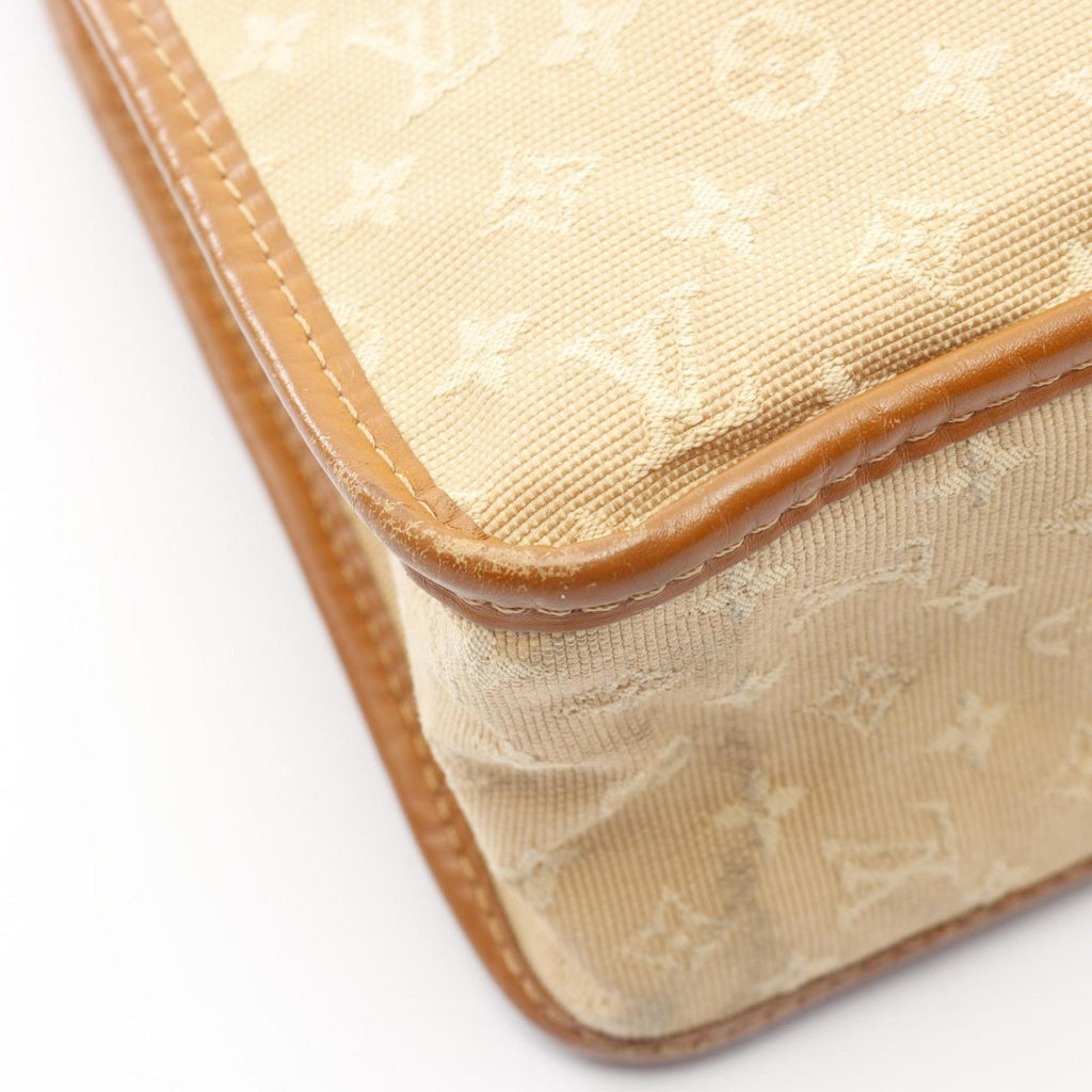 Louis Vuitton Beige Canvas Leather Handbag