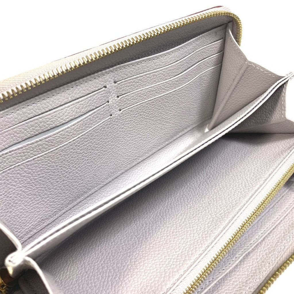 Louis Vuitton Monogram Empreinte Gray Monogram Empreinte Long Wallet