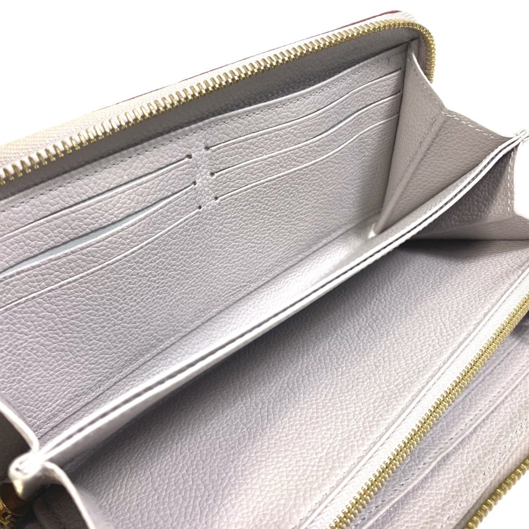 Louis Vuitton Monogram Empreinte Gray Monogram Empreinte Long Wallet