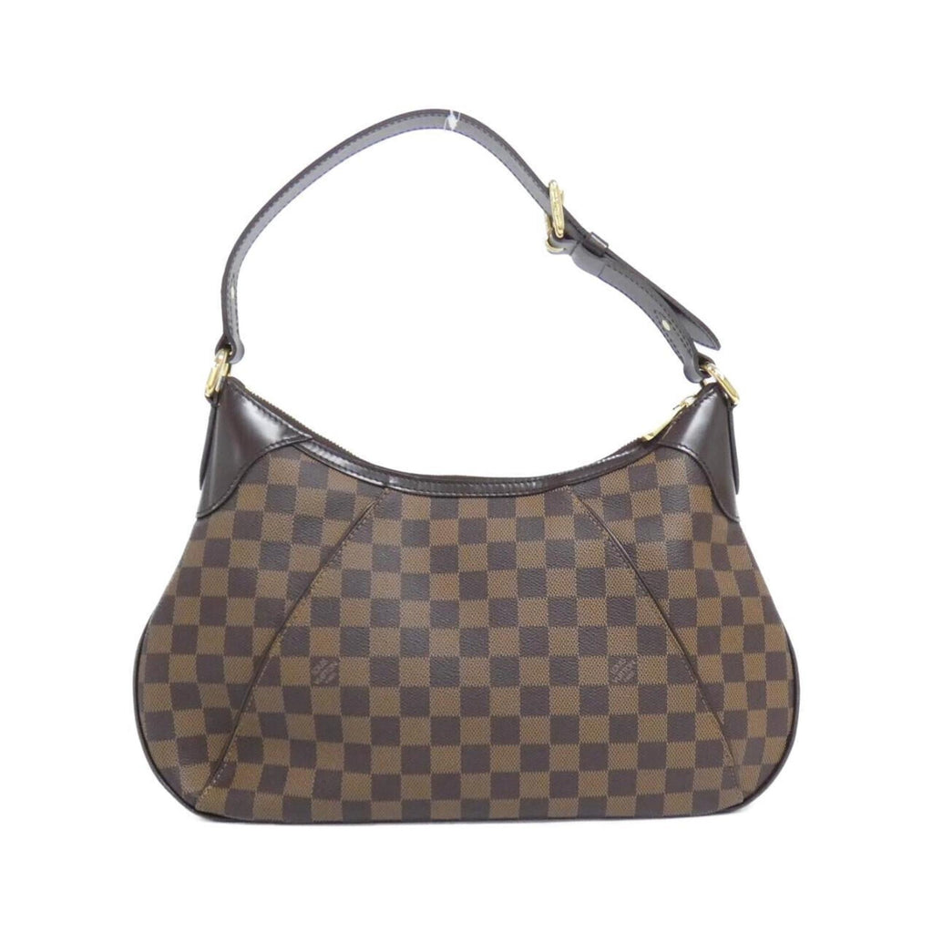 Louis Vuitton Brown Coated Canvas Shoulder Bag