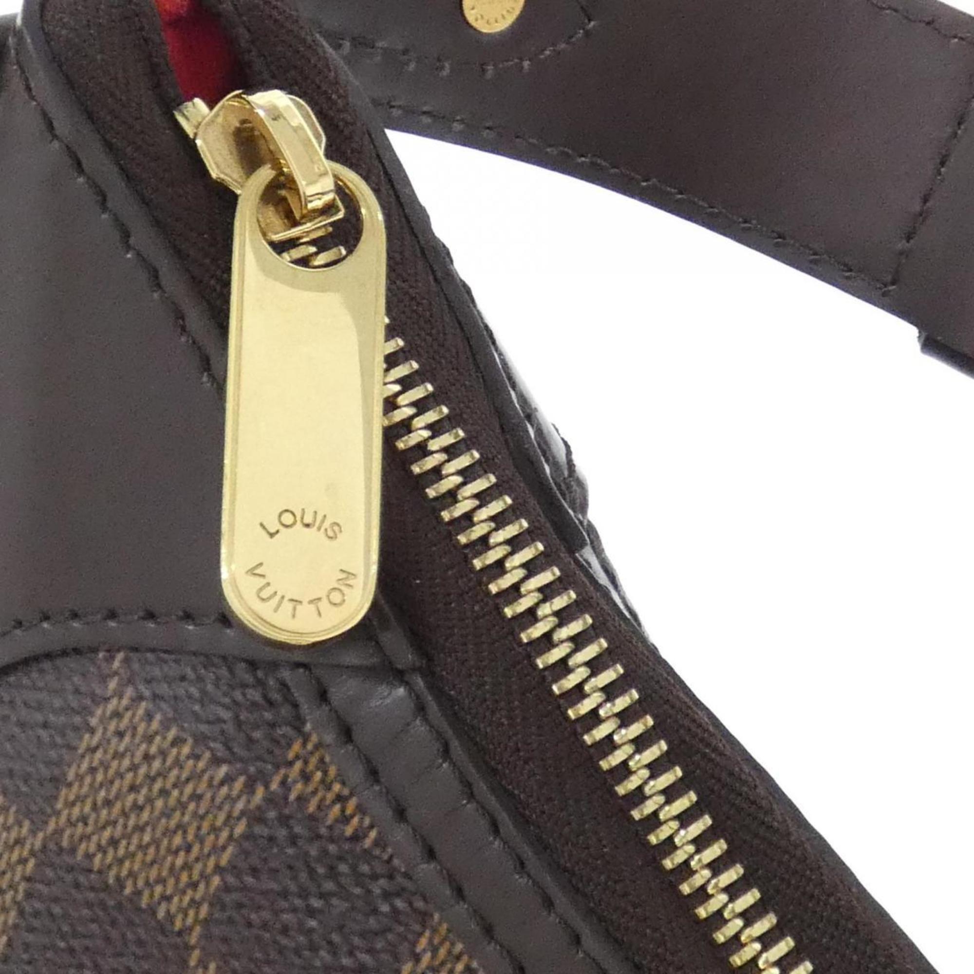Louis Vuitton Brown Coated Canvas Shoulder Bag