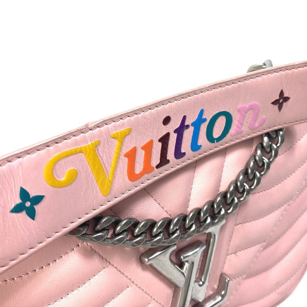 Louis Vuitton Pink Leather Handbag Shoulder Bag