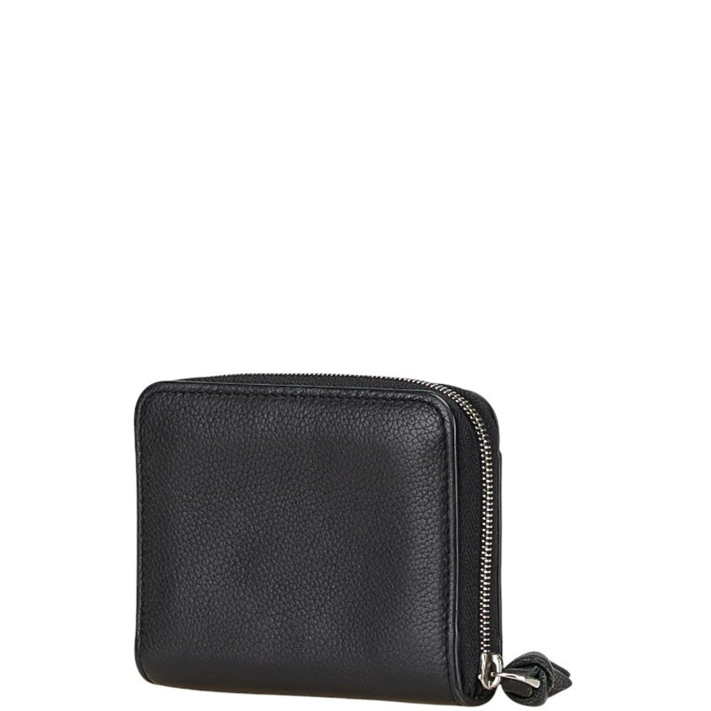 Louis Vuitton Black Noir Leather Coin Purse/Coin Case