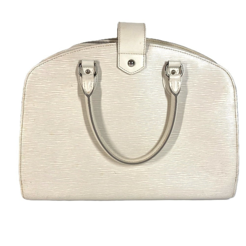 Louis Vuitton Lv Off White White Epi Leather Boston Bag Handbag Shoulder Bag