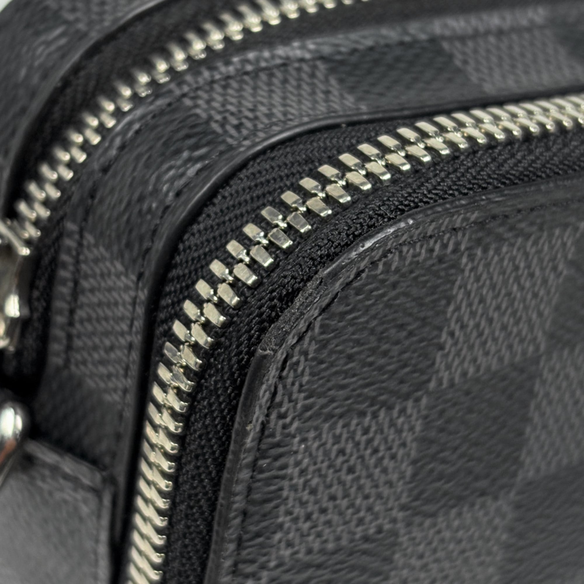 Louis Vuitton Black Noir Damier Graphite Shoulder Bag