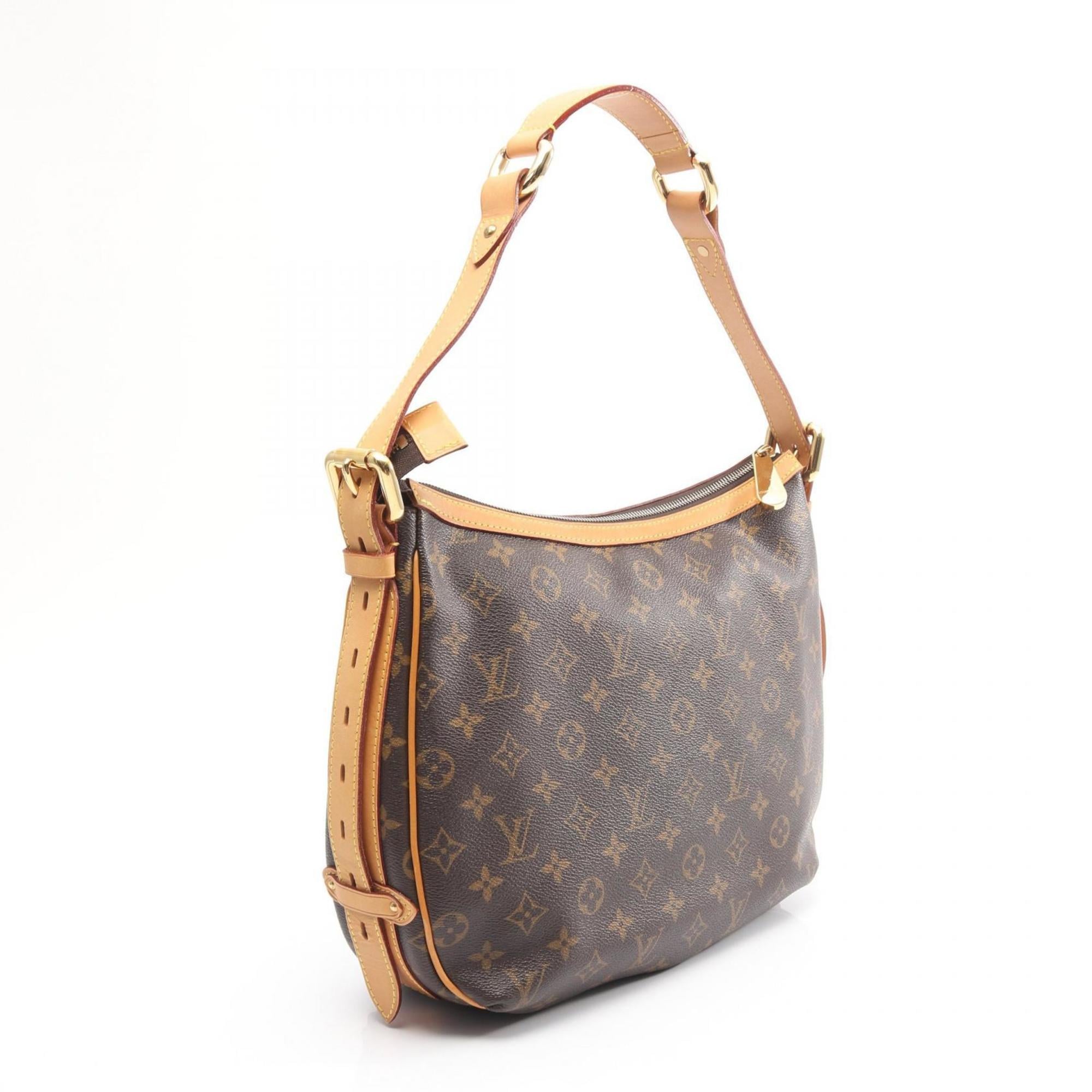 Louis Vuitton Brown Monogram Coated Canvas Leather Handbag Shoulder Bag