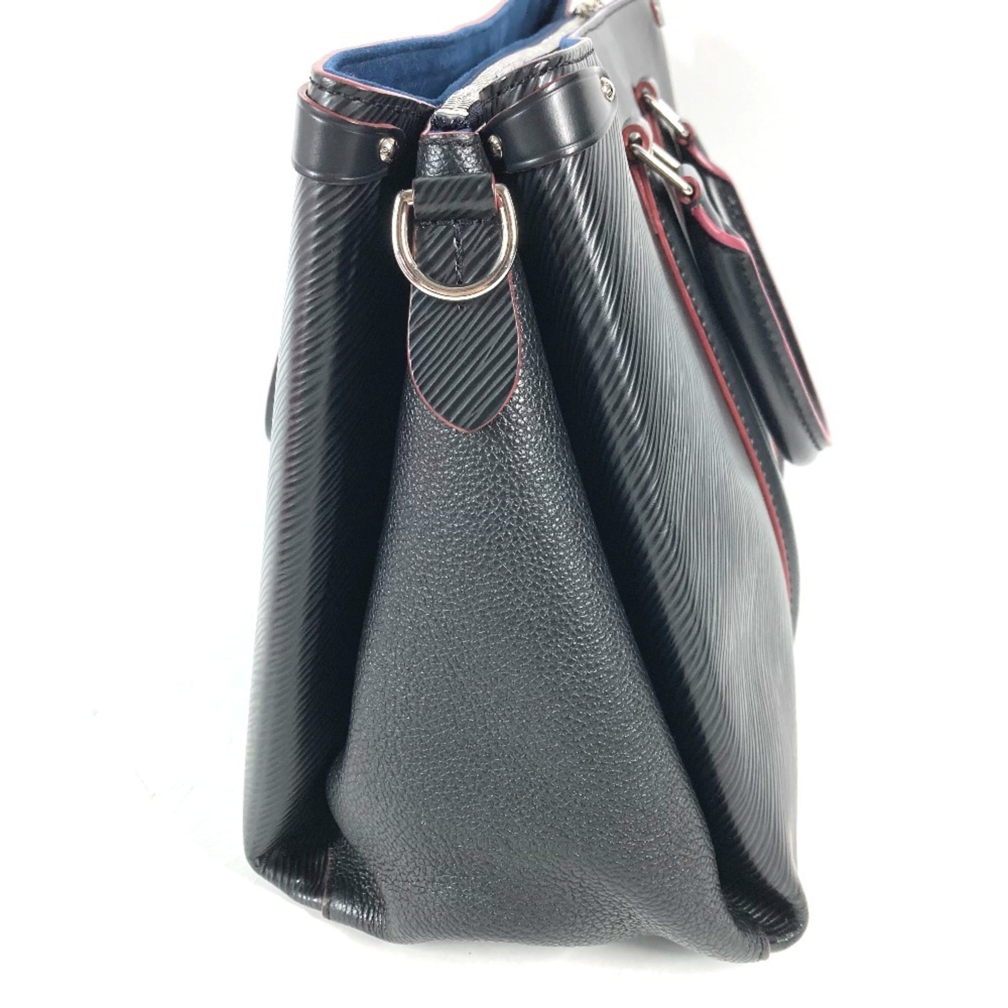 Louis Vuitton Bicolor Black Noir Pink Epi Leather Handbag Shoulder Bag Tote Bag