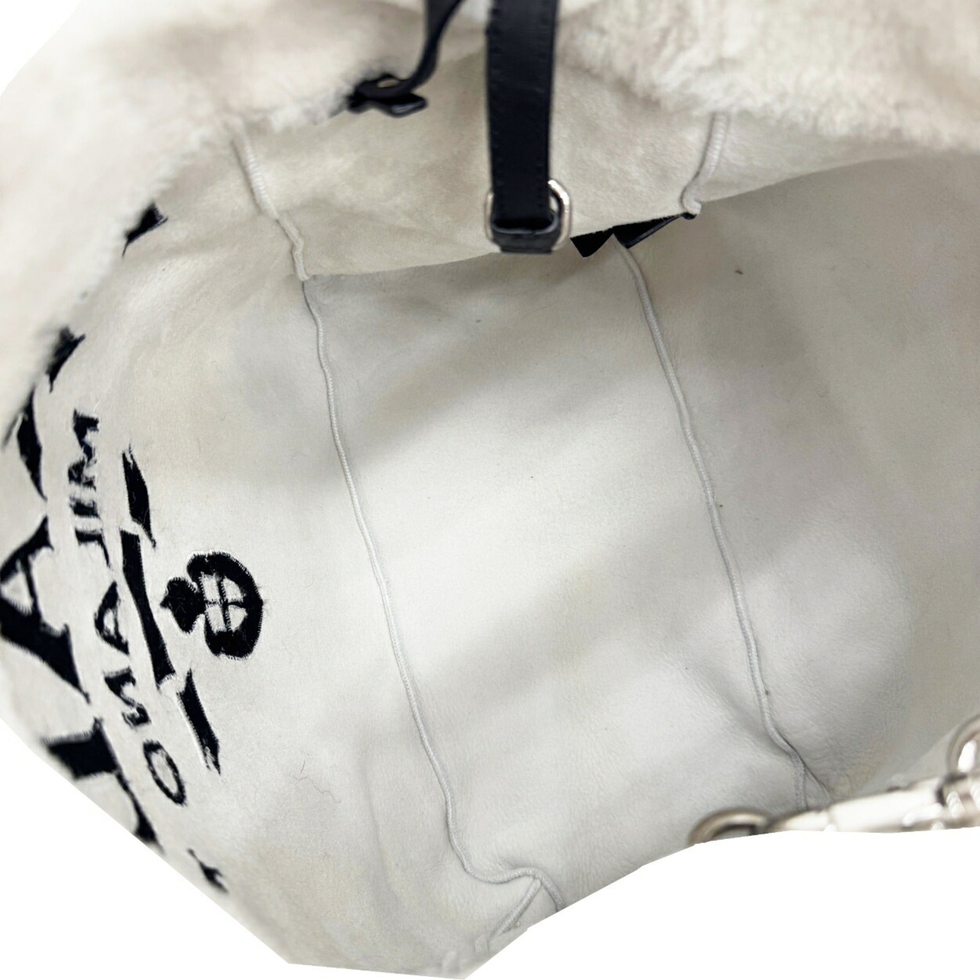 Prada White Handbag Shoulder Bag Tote Bag