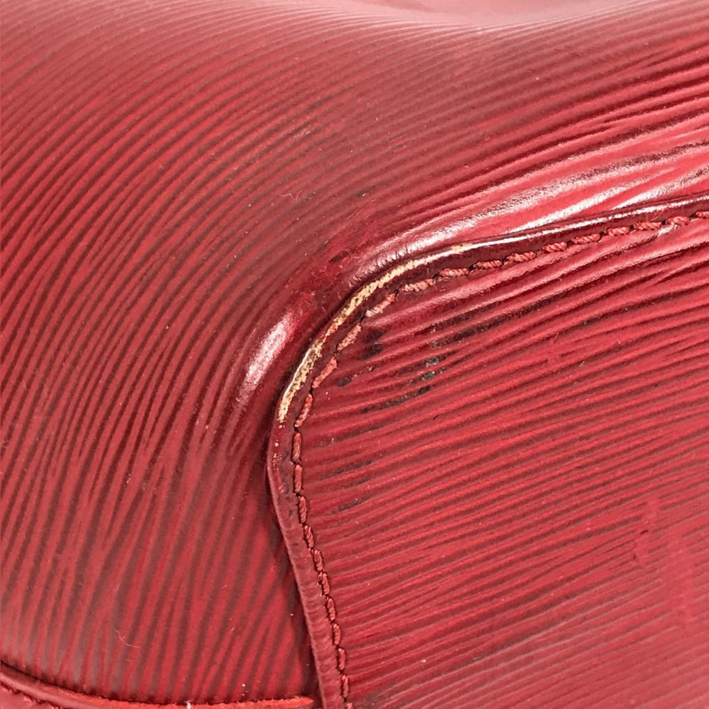 Louis Vuitton Red Color Epi Leather Shoulder Bag